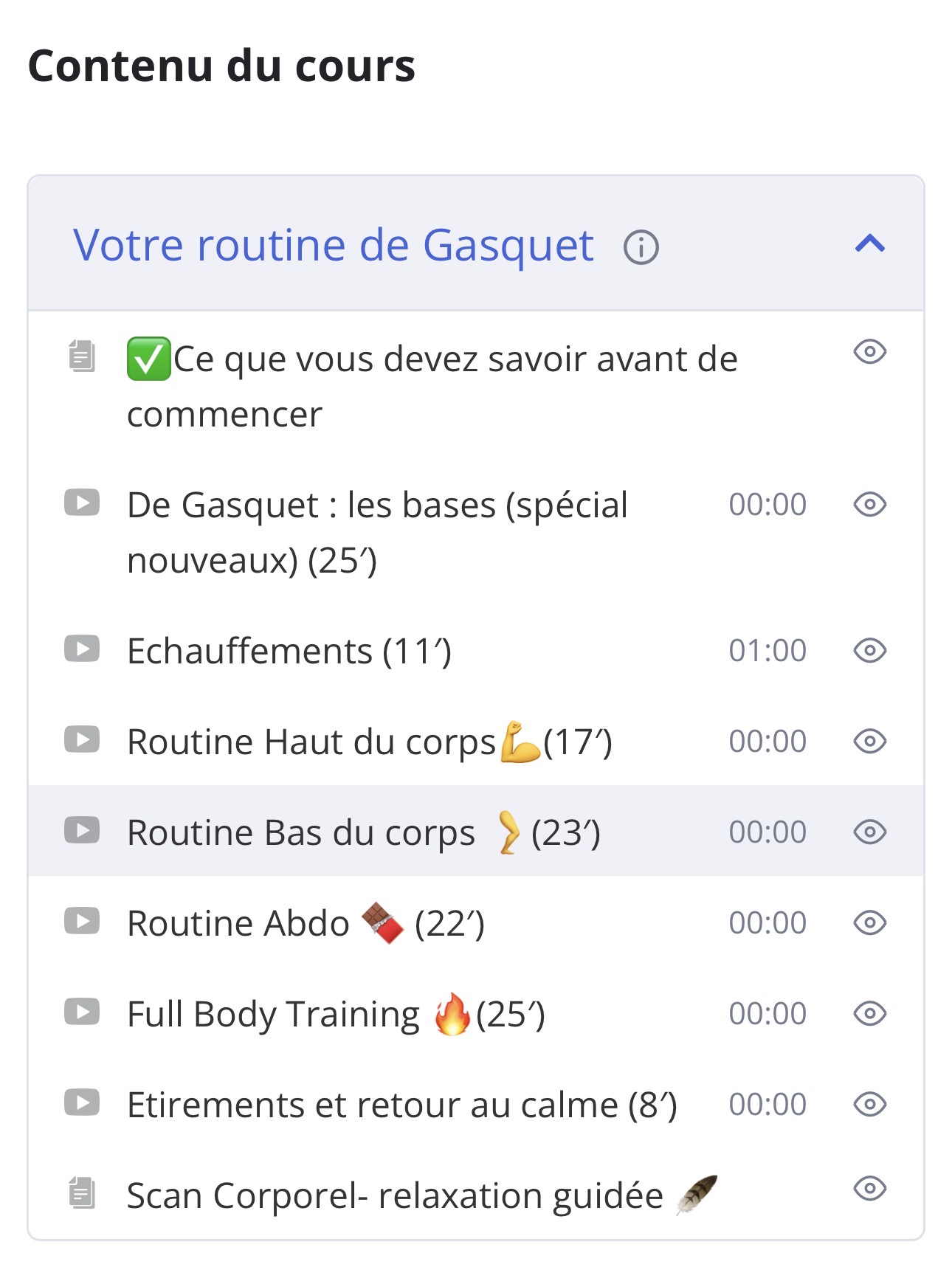 Programme de Gasquet – Image 2